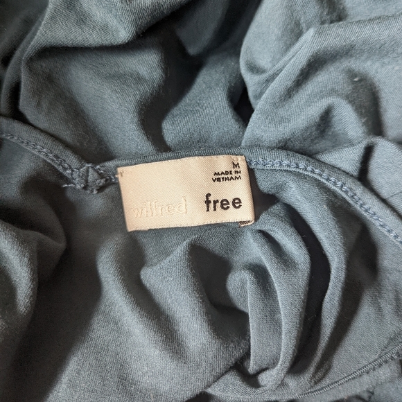 Aritzia Wilfred Free Teal Sleeveless Dress M - Picture 2 of 3